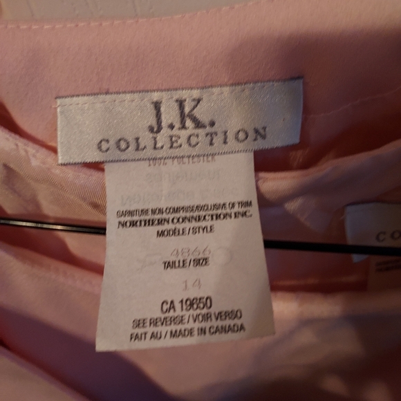 Elegant Pink Girl's Jacket And Dress Setn Brand NEW, Size 14 - Picture 3 of 8